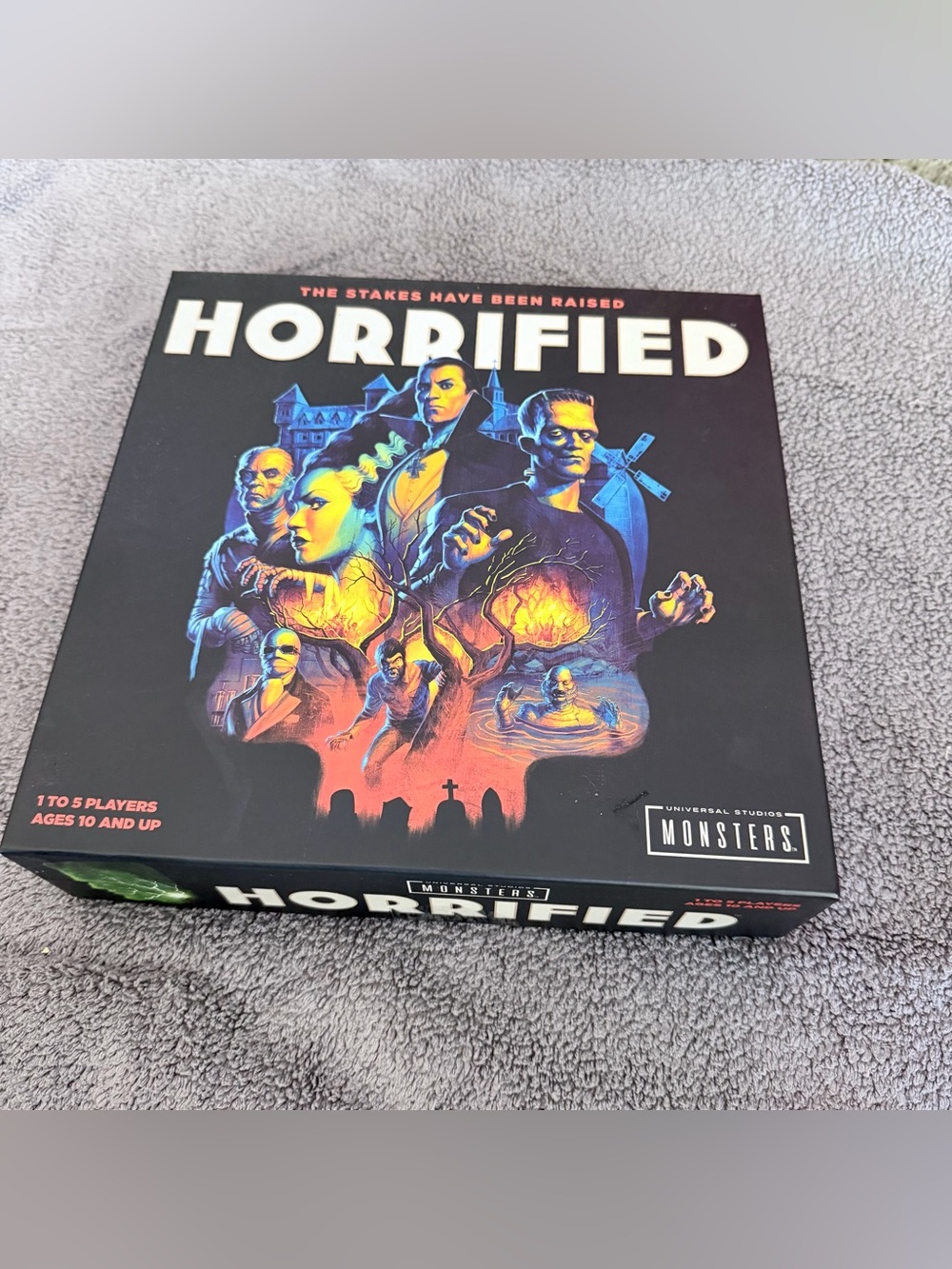 Ravensburger Horrified Board Game - Black with Multicolor Monster Art